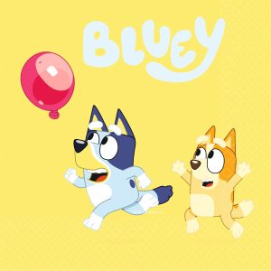 Салфетки Bluey Bingo, 16 броя, пакет