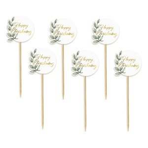 Топери Честито Кръщене, листа, 6 бр.