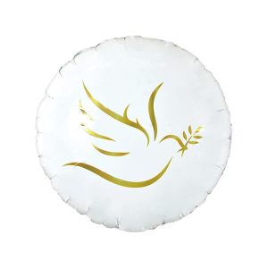 Фолиев балон Златен гълъб, 18"