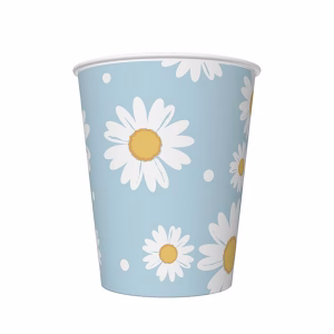 Парти чаши Маргаритки, сини, 6 броя