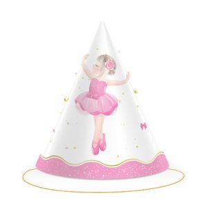 Парти шапки Балерина, 6 броя