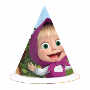 Парти шапки Маша и мечока, 6 броя