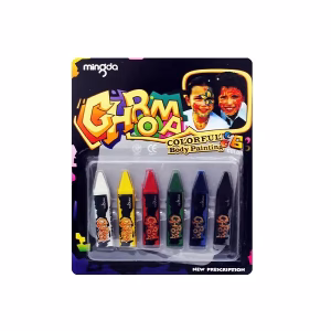 Пастели за лице и тяло 6 цвята, блистер