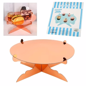 Стойка за сладкиши, розово злато