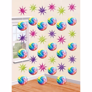 Висяща декорация Disco, фолио, 213 см