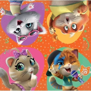 Салфетки 44 Cats, 16 броя, 33 см