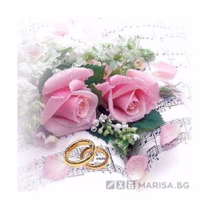 Сватбени салфетки WEDDING, 20 броя