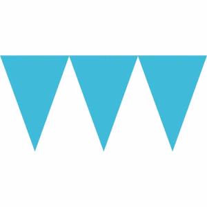 Гирлянд флагчета, 457 х 17,7 cm, карибско синьо