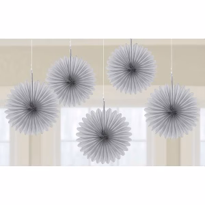 Декорация Ветрило, 5 броя розетки, сребро