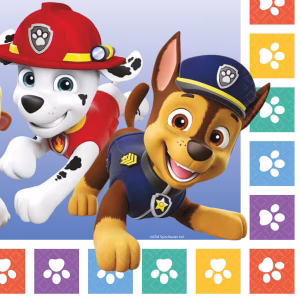 Салфетки Paw Patrol, 33х33см, 16 броя