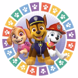 Чинии Paw Patrol Amscan, 18см, 8 броя