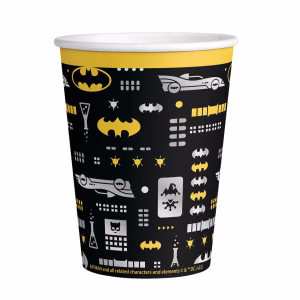 Картонени чаши Batman, 250ml, 8бр.