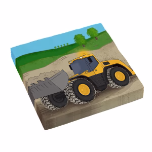 Салфетки Construction Party, 33х33см, 16 броя