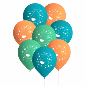 Балони с патенца BUBBLE BATH, 8 броя, пакет