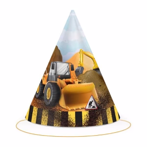 Парти шапки BIG DIG CONSTRUCTION, 6 броя