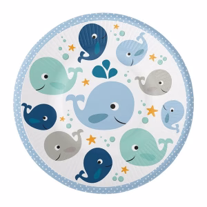 Чинии LIL WHALE, 18 см, 8 броя