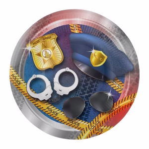 Чинии POLICE PARTY, 18 см, 8 броя