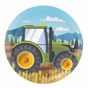 Чинии TRACTOR TIME, 18 см, 8 броя