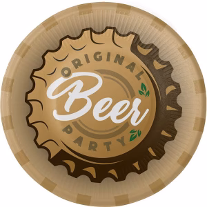 Чинии Бира, Beer party, 18 см, 8 броя