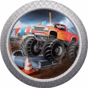 Чинии Monster Truck Rally, 23 см, 8 броя