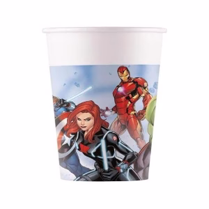Картонени чаши Marvel Avengers, 200ml, 8бр.