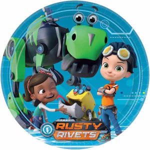 Парти чинии Rusty Rivets, 22,8 см, 8 броя