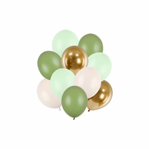 Комплект латексови балони, микс, 10 броя, 30 см