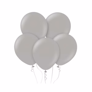 Балони пастел Сиви, B&C, 10 бр.