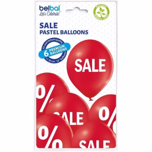 Балони Sale Belbal, 30 см, 6 броя