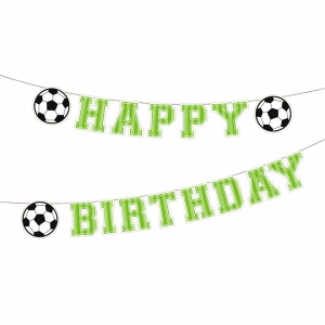 Банер надпис Football - Happy Birthday, 250 x 16.4 см