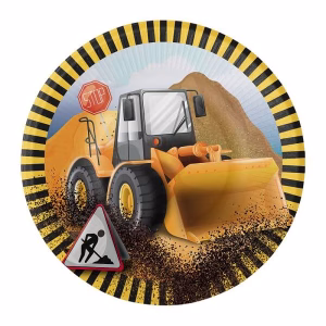 Чинии BIG DIG CONSTRUCTION, 18 см, 8 броя