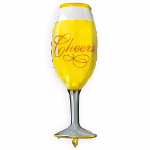 Фолиев балон Чаша Cheers, 41x99 см