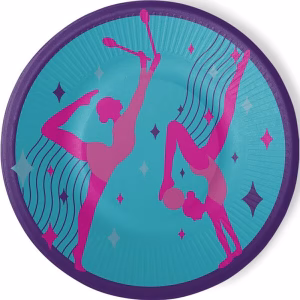 Чинии ГИМНАСТИЧЕСКО ПАРТИ, 23 см, 8 броя