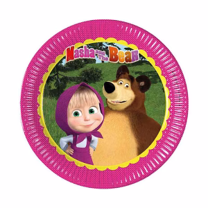 Чинии Маша и мечока, 23 cm, 8 броя