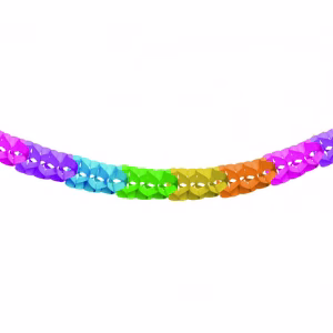 Цветна гирлянда за украса Дъга, 3 m