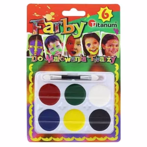 Бои за лице и тяло, 6 цвята с апликатор