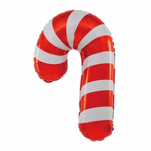 Фолиев балон Коледно бастунче, 55х74 см