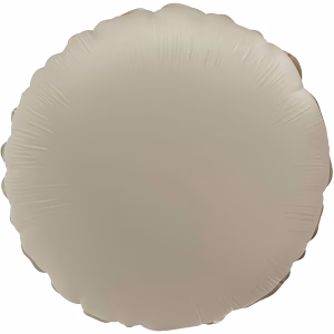 Фолиев балон Кръг Creamy Latte, мат, 45см