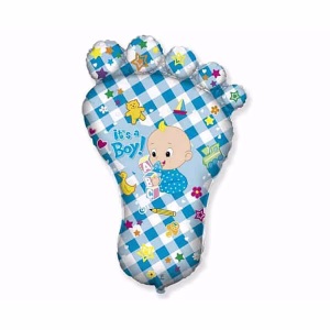 Фолиев балон Стъпка, момче, 61 см, син