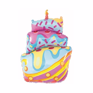 Фолиев балон Торта с глазура, 77 см