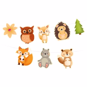 Гирлянд горски приятели, 200х18 см