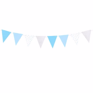 Гирлянд 1-ви рожден ден, флагчета, 1,3м, за момче