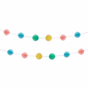 Гирлянд с топки, многоцветен, B&C, 200 см