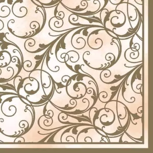 Хартиени салфетки Maki, Cream & Gold, 20 броя