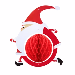 Коледна украса пчелна пита Дядо Коледа