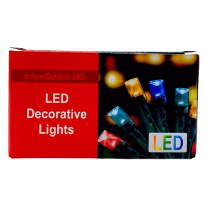 Коледни лампички за украса, 50 LED лампи, 5 метра