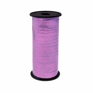 Лента за балони холограма, лавандула, 92 м.