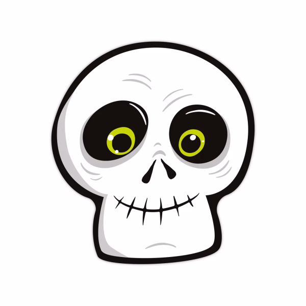 Парти маски Зомбита Хелоуин Чудовища, 24x23см, 6бр. – Изображение 6