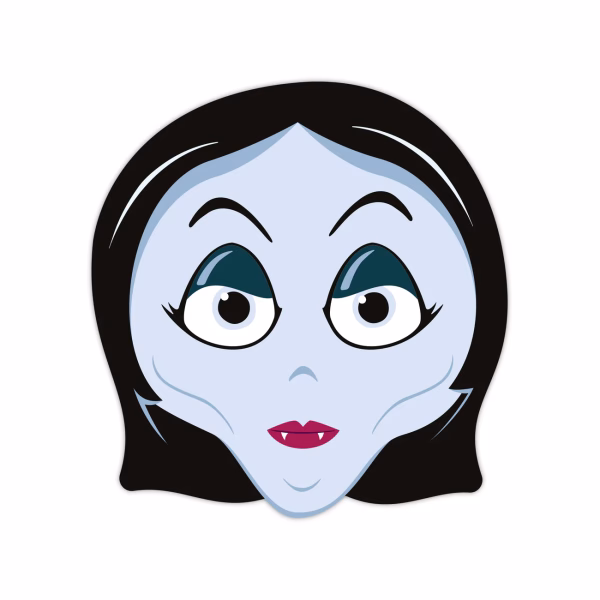 Парти маски Зомбита Хелоуин Чудовища, 24x23см, 6бр. – Изображение 8