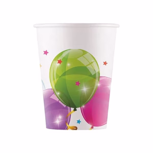Парти чаши с балони, 8 броя